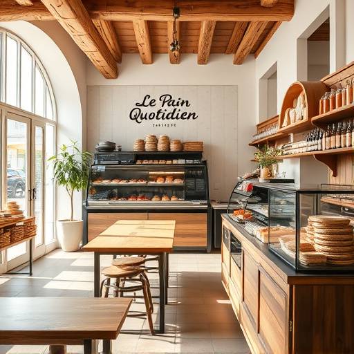 Logo de la boulangerie artisanale 'Le Pain Quotidien'