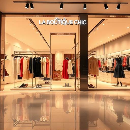 Logo de la boutique de mode 'La Boutique Chic'